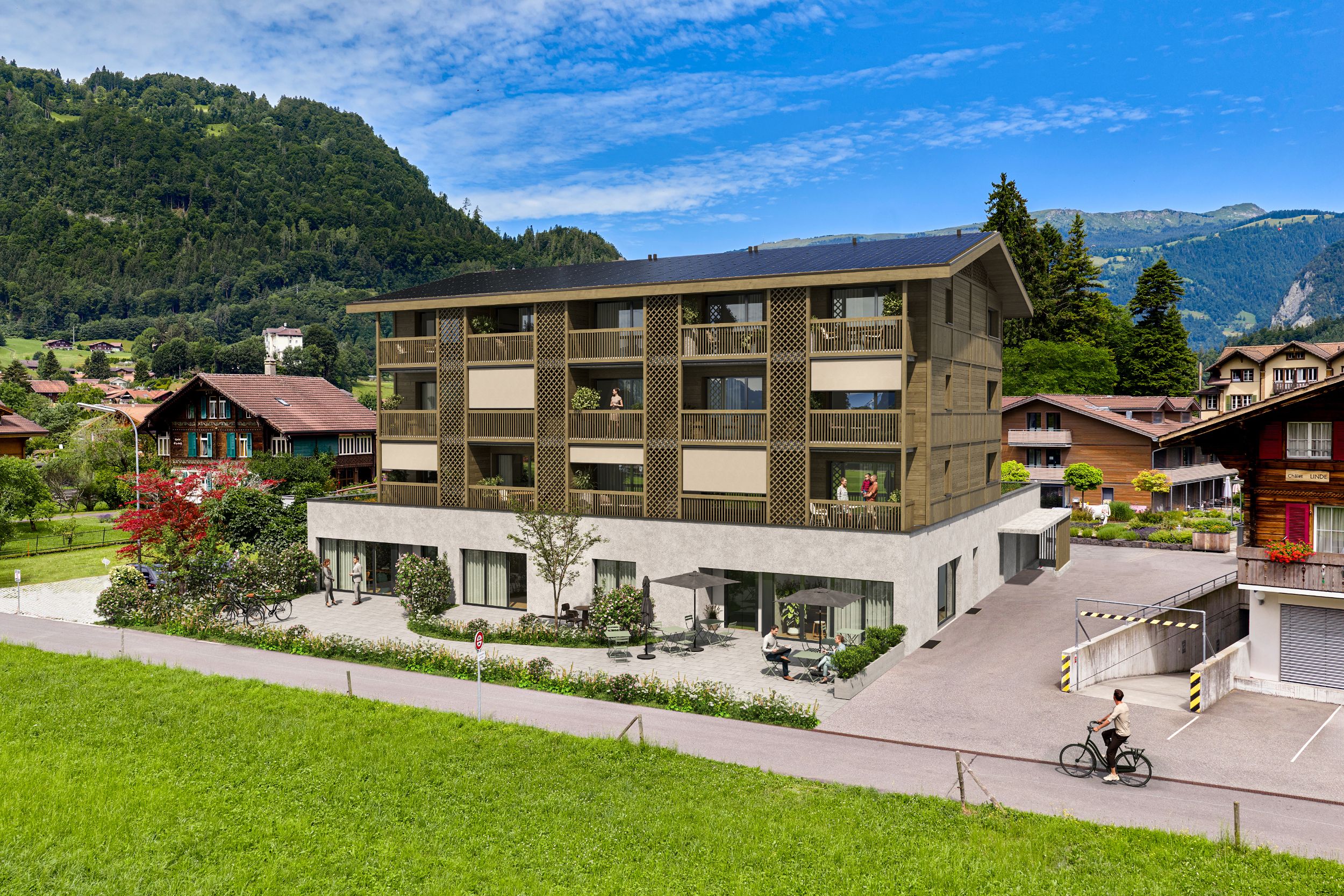 Bild: Neubau Jungfrau, Wilderswil