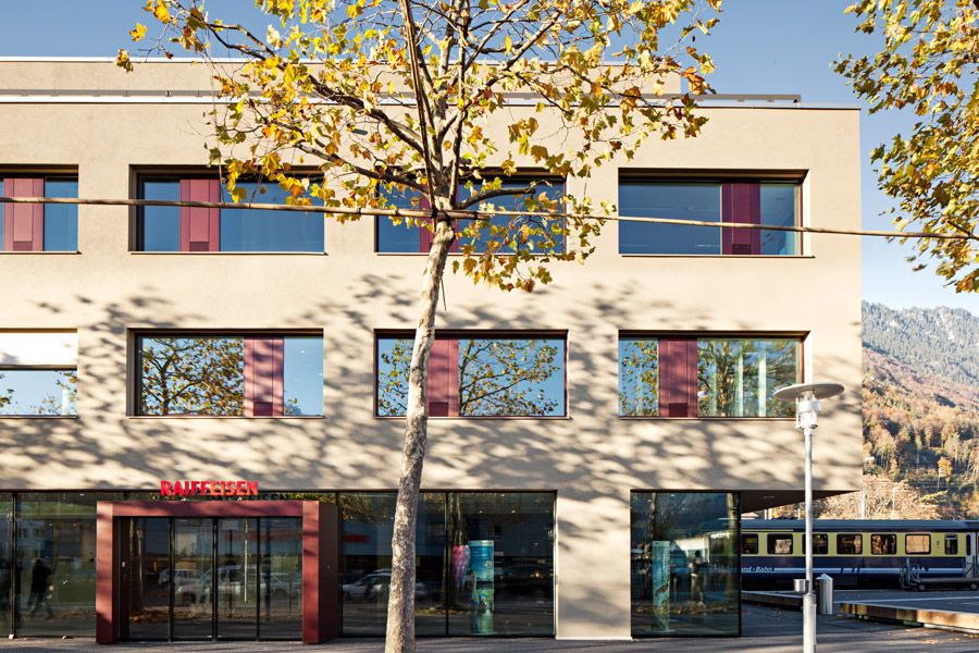 Bild: Neubau Raiffeisenbank Jungfrau, Interlaken